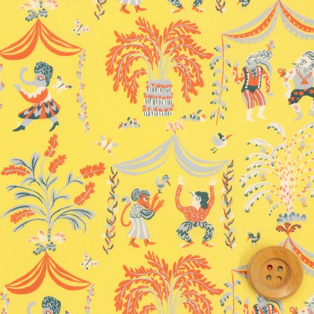 リバティ・ファブリックス タナローン（A Celebration ア・セレブレーション）イエロー【25-3635115・25AU】