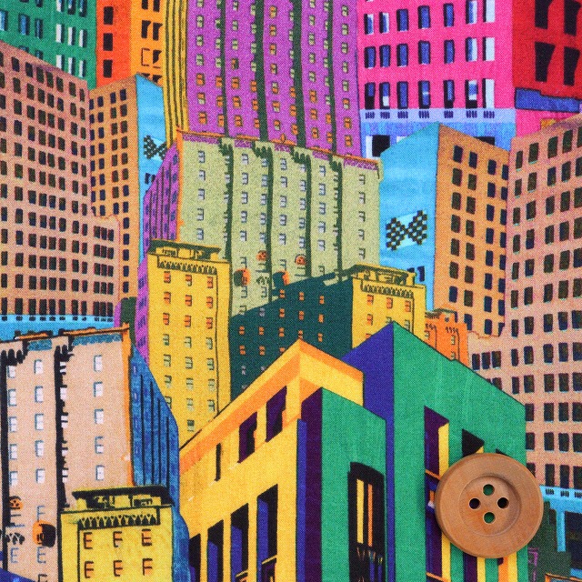 リバティ・ファブリックス タナローン（Bernard's Buildings バーナーズ・ビルディングス）ビビッド【25-3635130・25AU】