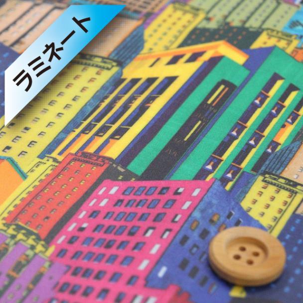 リバティ・ファブリックス タナローン【ラミネート加工】（Bernard's Buildings バーナーズ・ビルディングス）ビビッド【25-3635130・25AU】