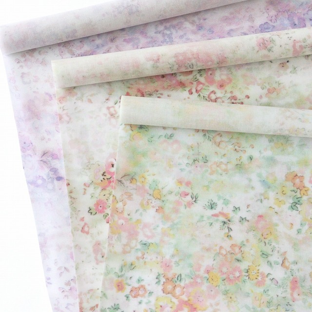 ◎リバティ・ファブリックスお試しセット◎【ラミネート加工】『Umbria』カットクロス３枚セット【24年サンドウオリジナルカラー】