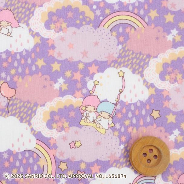 リトルツインスターズ×リバティ・ファブリックス タナローン（Hiding Dreams ハイディング・ドリームス）パープル【DC30720・J25A】