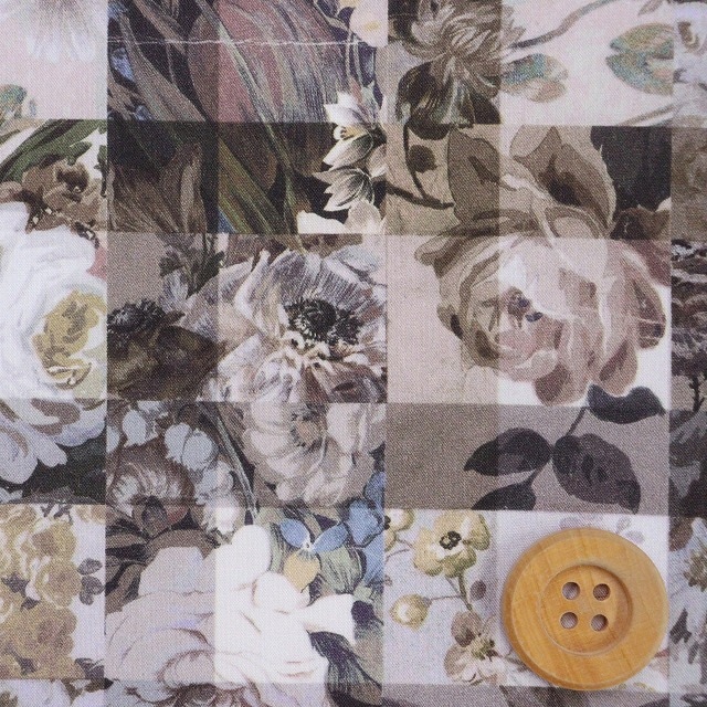 リバティ・ファブリックス タナローン（Archive Gingham アーカイブ・ギンガム）グレー【23-363J6819・CE】