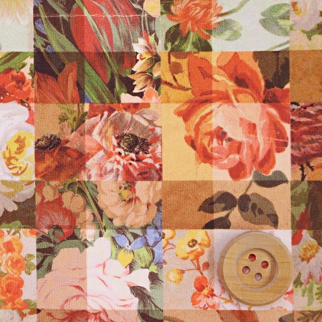 リバティ・ファブリックス タナローン（Archive Gingham アーカイブ・ギンガム）オレンジ【23-363J6819・DE】