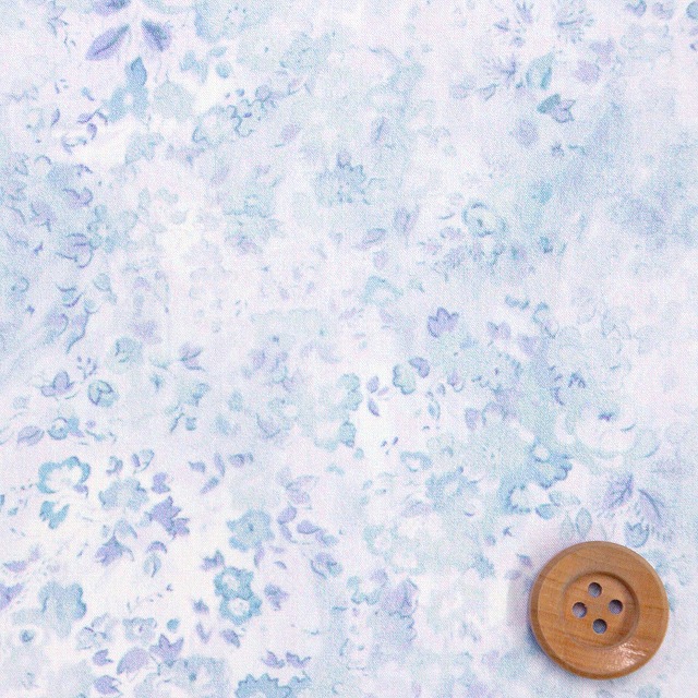 【サンドウオリジナルカラー】リバティ・ファブリックス タナローン（Umbria アンブリア）アクアブルー【12-3632186・J25A】