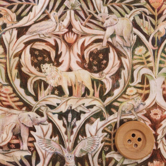 リバティ・ファブリックス タナローン（Valerie ヴァレリー）ブラック【25-3635223・25AU】