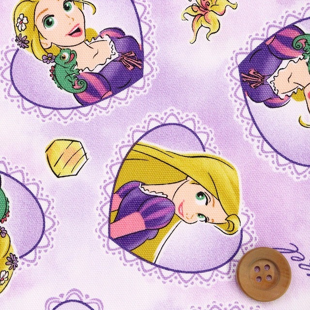 Disney2025 BTSシリーズ　ラプンツェル／パープル【オックス生地】