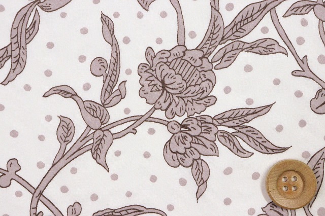 【サンドウオリジナルカラー】リバティ・ファブリックス タナローン（Malory マロリー）バニラ／40cm【91-5491108・J23C】