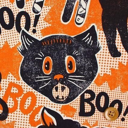 USAコットン 335 ハロウィン黒猫