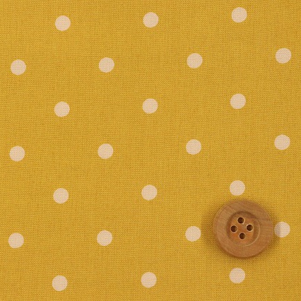 スレンドット／イエロー【ブロード生地】