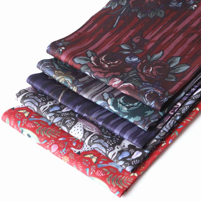 【定形外郵便なら送料無料】◎リバティ・ファブリックスお試しセット◎『Rose Swag&Catherine Rowe』カットクロス5枚セット【サンドウオリジナルカラー】