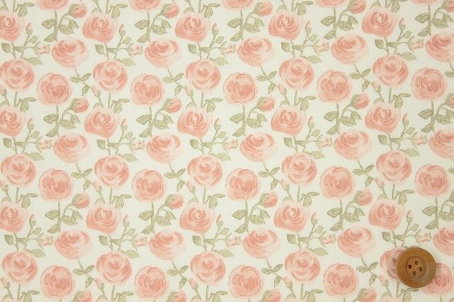 【サンドウオリジナルカラー】リバティ・ファブリックス タナローン（Rose Marie ローズ・マリー）アンバーローズ／40cm【09-3639153・J19A】