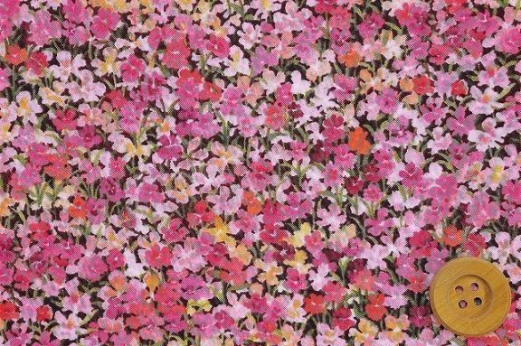 リバティファブリックス タナローン（Arrietty Violet アリエッティ・バイオレット）ディープピンク／20cm【24-3634133・24CU】