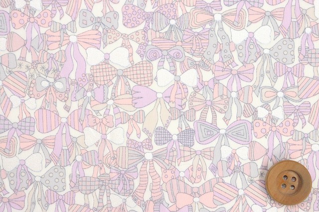 【サンドウオリジナルカラー】リバティ・ファブリックス タナローン（Jenny’s Bows ジェニーズ・ボウズ）スイートハロウィン／30cm【DC34400・J24C】