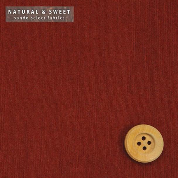 【NANA】無地コーデュロイ【やわらか加工】／レッド【6398・23】