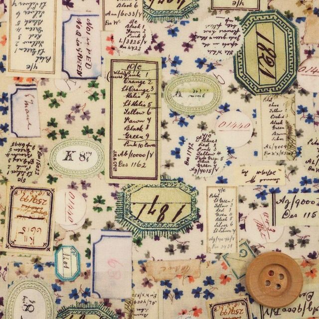 リバティプリント タナローン（Archive Allsorts アーカイブ・オールソーツ）ベージュ【DC31443・B】