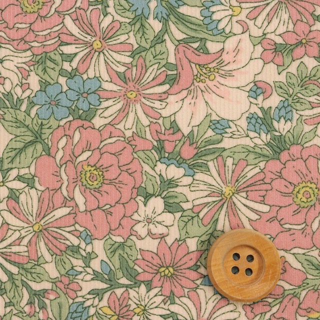 paeonia（パエオニア）／ピンク【シャツコール生地】