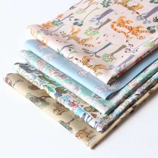 【定形外郵便なら送料無料】◎リバティ・ファブリックスお試しセット◎ 『Animals』カットクロス5枚セット