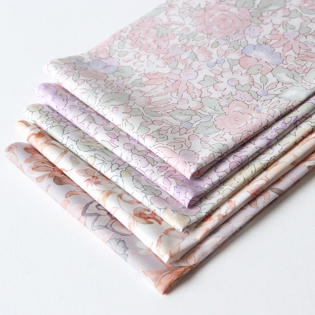 【定形外郵便なら送料無料】◎リバティ・ファブリックスお試しセット◎『Powis & Butterfly Vine』カットクロス5枚セット