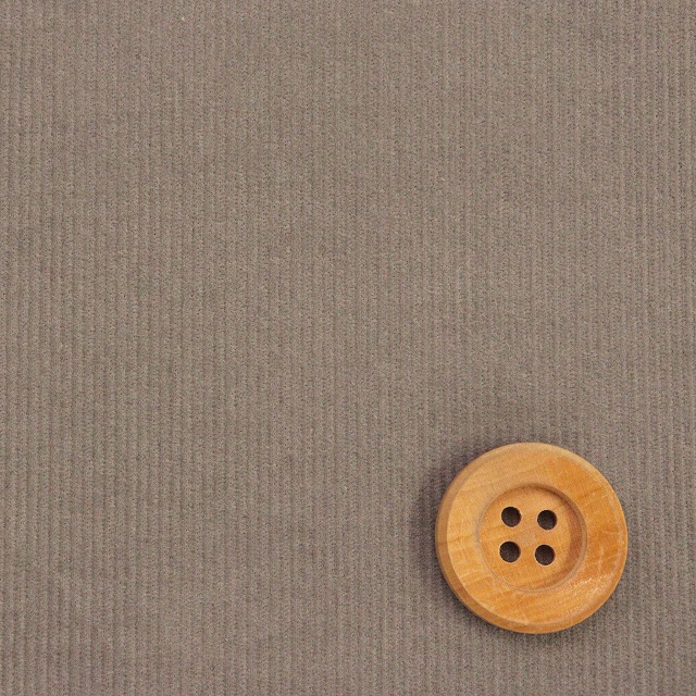 シャツコール（ナチュラルソフト加工）無地コーデュロイ／グレー（4）