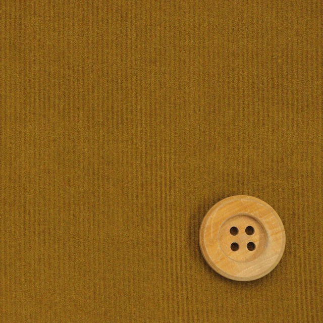 シャツコール（ナチュラルソフト加工）無地コーデュロイ／マスタード（5）