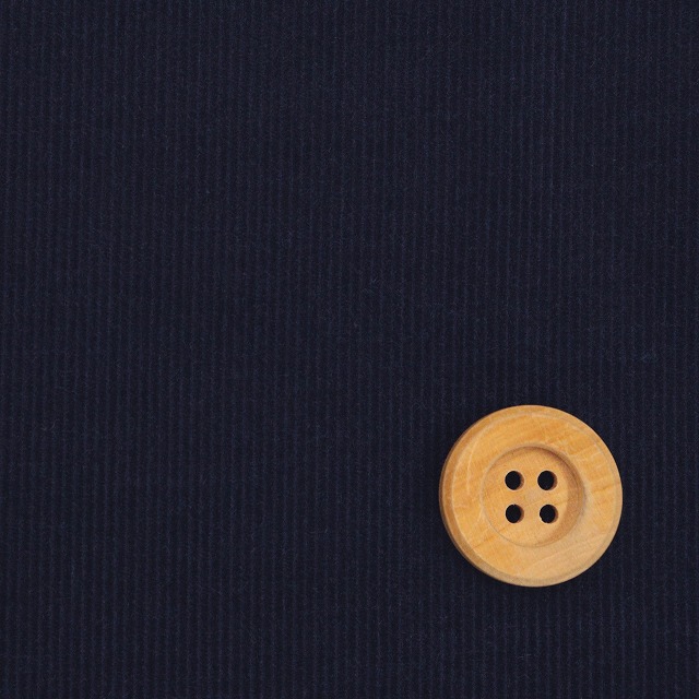 シャツコール（ナチュラルソフト加工）無地コーデュロイ／ネイビー（16）