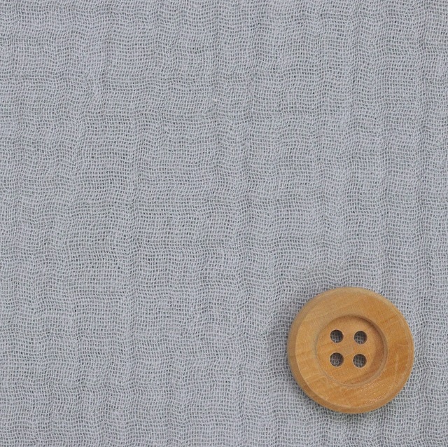 ふわふわダブルガーゼ／ブルーグレー（7）