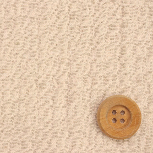 ふわふわダブルガーゼ／ベージュ（10）