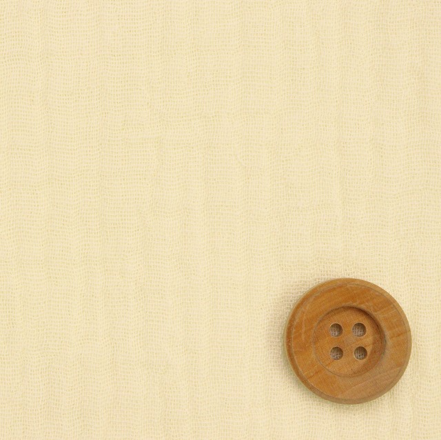 ふわふわダブルガーゼ／ミルキーイエロー（16）