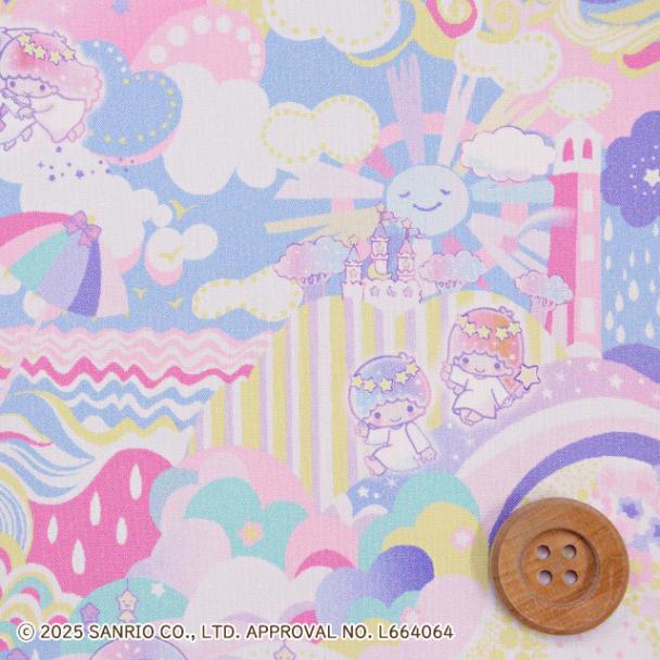 リトルツインスターズ×リバティ・ファブリックス タナローン（Enchanted Land エンチャンテッド・ランド）カラフル【DC35398・J25A】