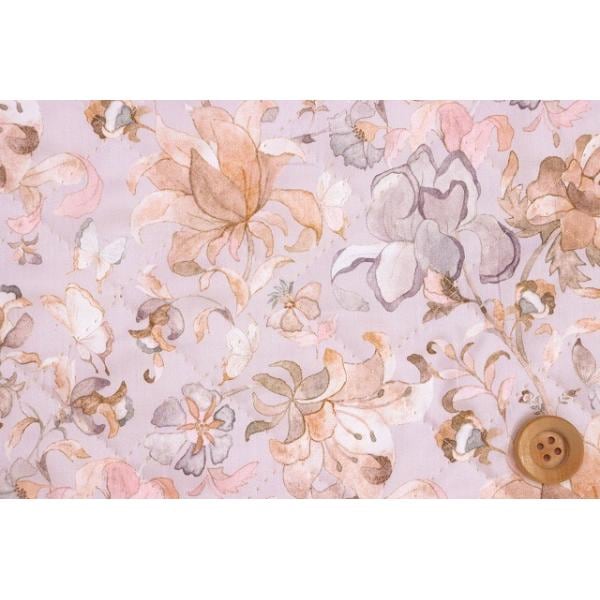 【サンドウオリジナルカラー】リバティプリント タナローン（Butterfly Vine バタフライ・ヴァイン）ヒーリングパープル／20cm【363J6437・X】