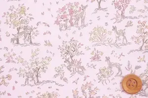 【サンドウオリジナルカラー】リバティ・ファブリックス タナローン（Etta エッタ）メレンゲピンク／30cm【363J6432・Y】