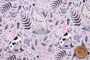 【サンドウオリジナルカラー】リバティ・ファブリックス タナローン（Catherine Rowe キャサリン・ロウ）プラチナフィズ／60cm【20-36302200・J23B】