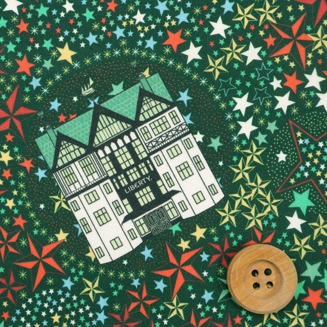 リバティ・ファブリックス タナローン（Adelajda Belle アデラジャ・ベル）グリーン【36374310・A】