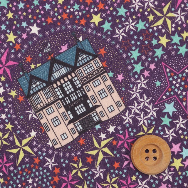 リバティ・ファブリックス タナローン（Adelajda Belle アデラジャ・ベル）パープル【36374310・C】