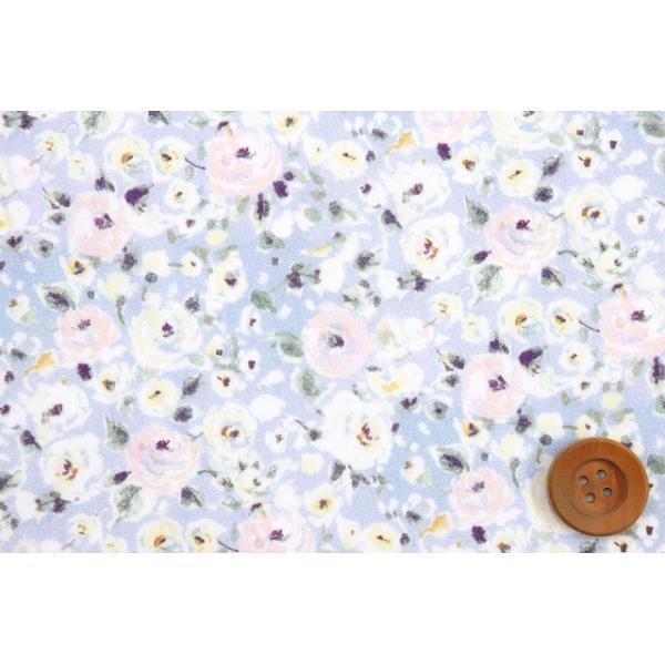 【サンドウ限定柄】リバティ・ファブリックス タナローン（Dewy Rose デューイ・ローズ）ウォーターフラワー／40cm【DC33983・J24C】