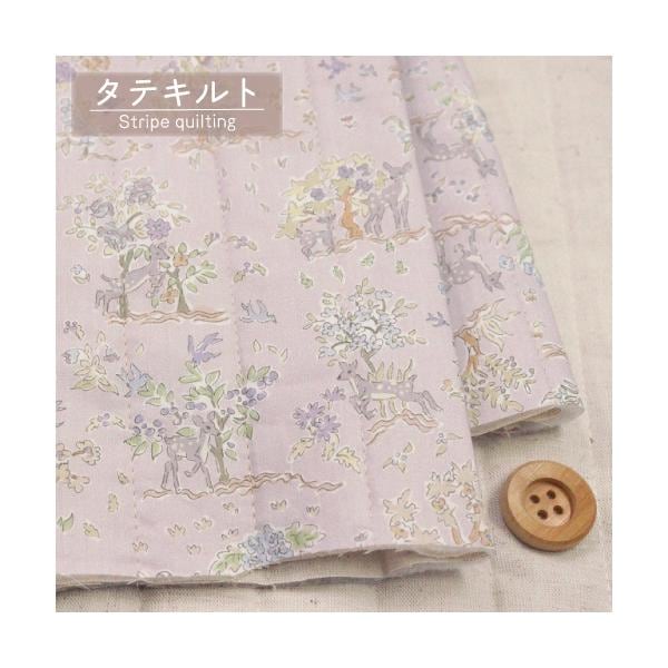 【数量限定販売】リバティ・ファブリックス タナローン【縦キルト】（Etta エッタ）カームグレイ／20cm【363J6432・Z】