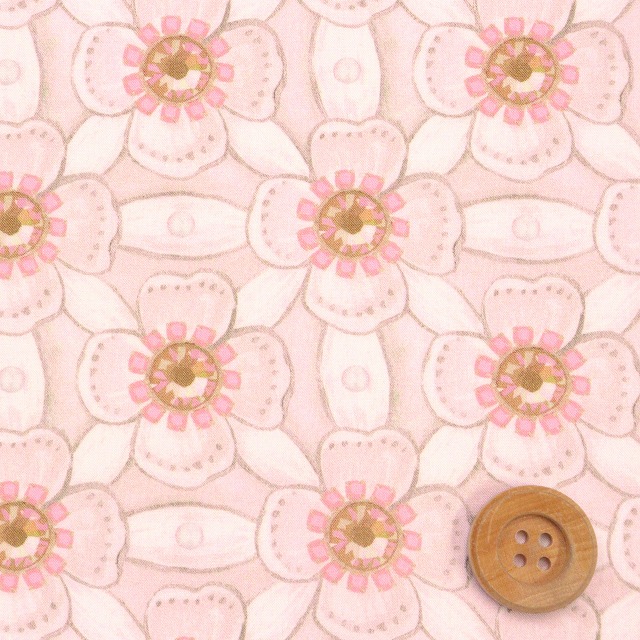 リバティ・ファブリックス タナローン（Royal Jewel ロイヤル・ジュエル）ピンク【26-36361017・26AU】