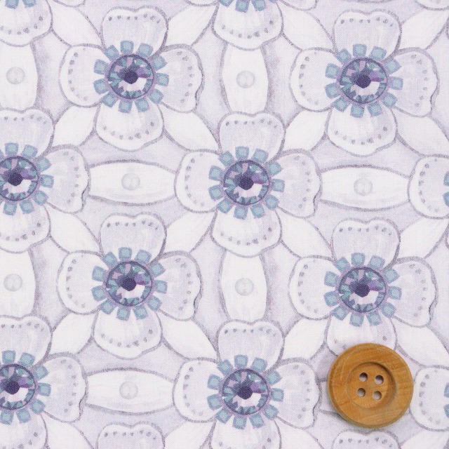 リバティ・ファブリックス タナローン（Royal Jewel ロイヤル・ジュエル）ブルー【26-36361017・26BU】