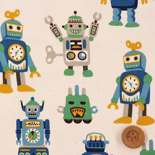 ヴィンテージロボ／生成り【オックス生地】