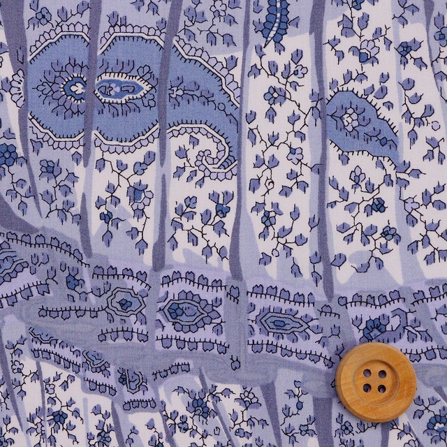 リバティ・ファブリックス タナローン（Fan ファン）ブルー【06-3636292・XE】