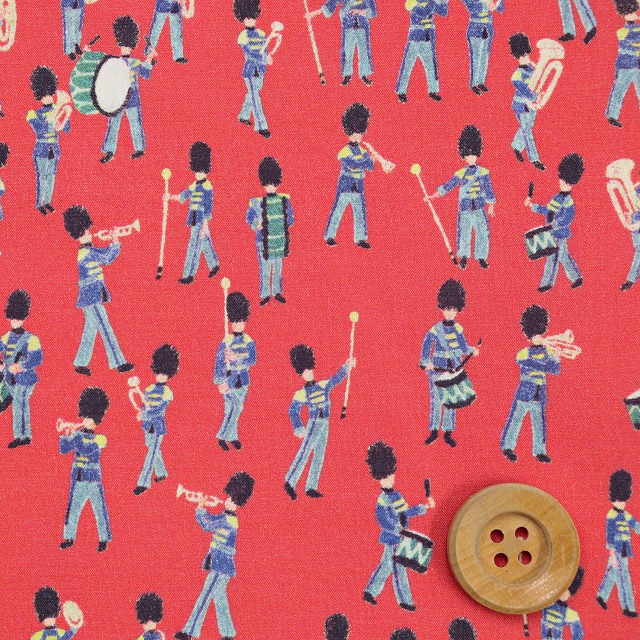 リバティ・ファブリックス タナローン（Musical March ミュージカル・マーチ）レッド【20-36301132・AE】