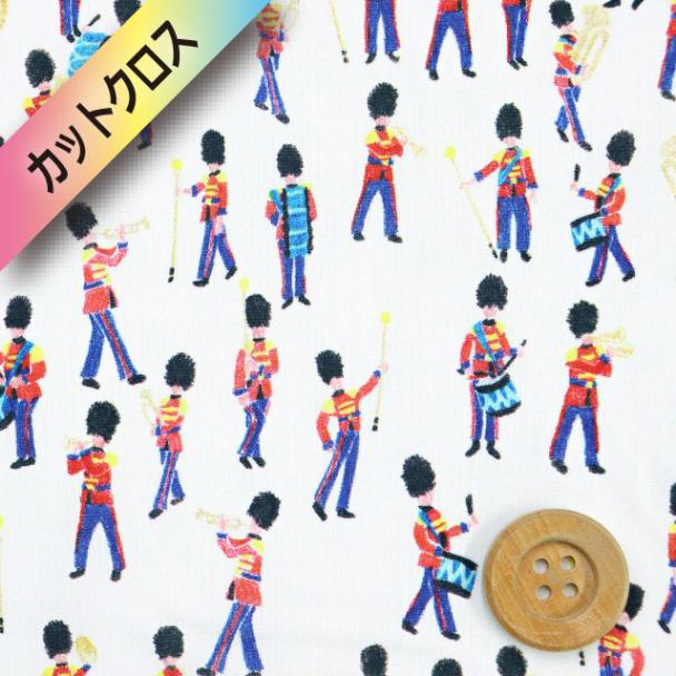 リバティ・ファブリックス タナローン（Musical March ミュージカル・マーチ）オフホワイト【20-36301132・BE】カットクロス