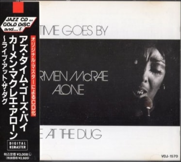 Carmen McRaeカーメン・マクレエ/As Time Goes By Live At The