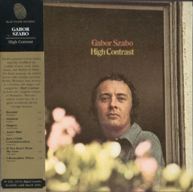 Gabor Szaboガボル・ザボ/High Contrast(紙ジャケ) | 海外ジャズ