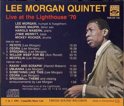 Lee Morganリー・モーガンLive at the Lighthouse 70(2枚組) | 海外