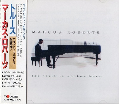 Marcus Robertsマーカス・ロバーツ/トルース 海外ジャズ・インスト,アーチスト(M),★Marcus Robertsマーカス