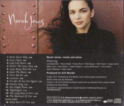 Norah Jones ノラ・ジョーンズCome Away With Me | 海外ジャズ