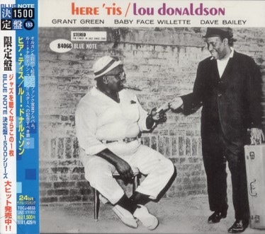 洋楽 Lou Donaldson Here 'tis ST-84066 Lou Donaldson Here 'Tis (1961) Blue Note | LondonJazzCollector