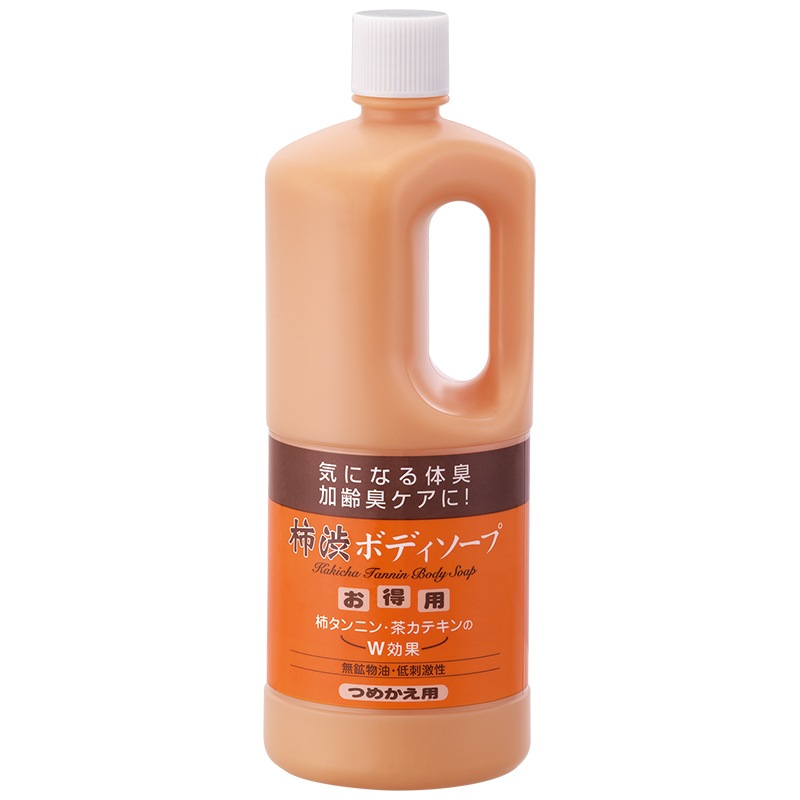 旅美人ストア】 柿渋ボディソープつめかえ用 1000ml