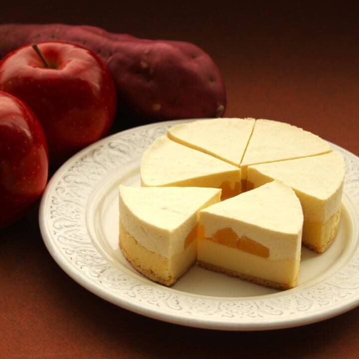 6Cチーズケーキ　アップル＆スイートポテト